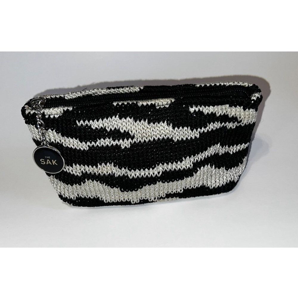The SAK Zebra Zipper Make Up Pouch